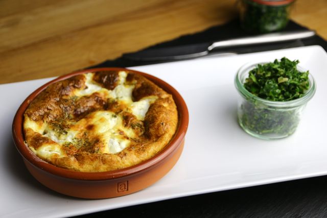 Ziegenkäse Frittata