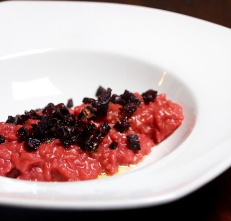 Risotto mit roter Bete